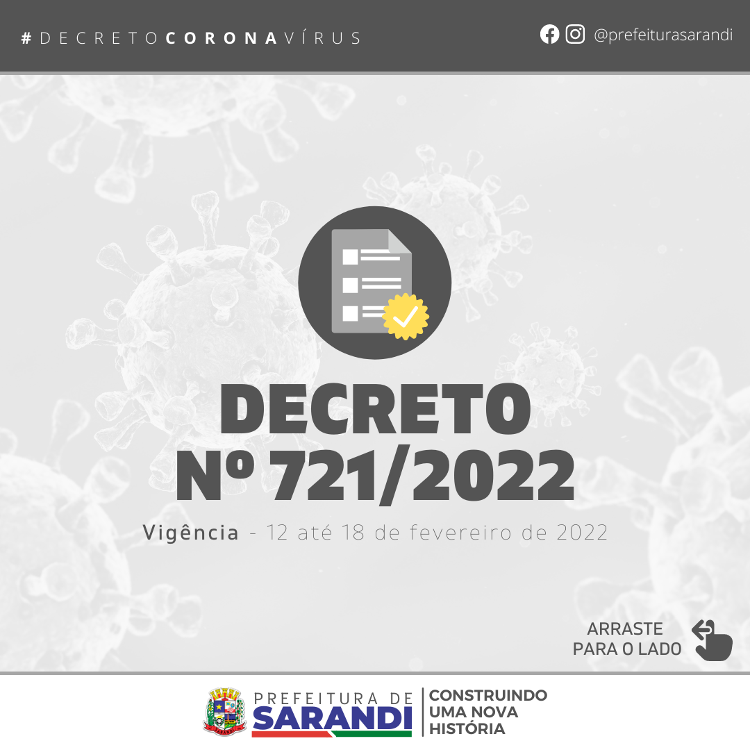 Decreto nº 721/2022